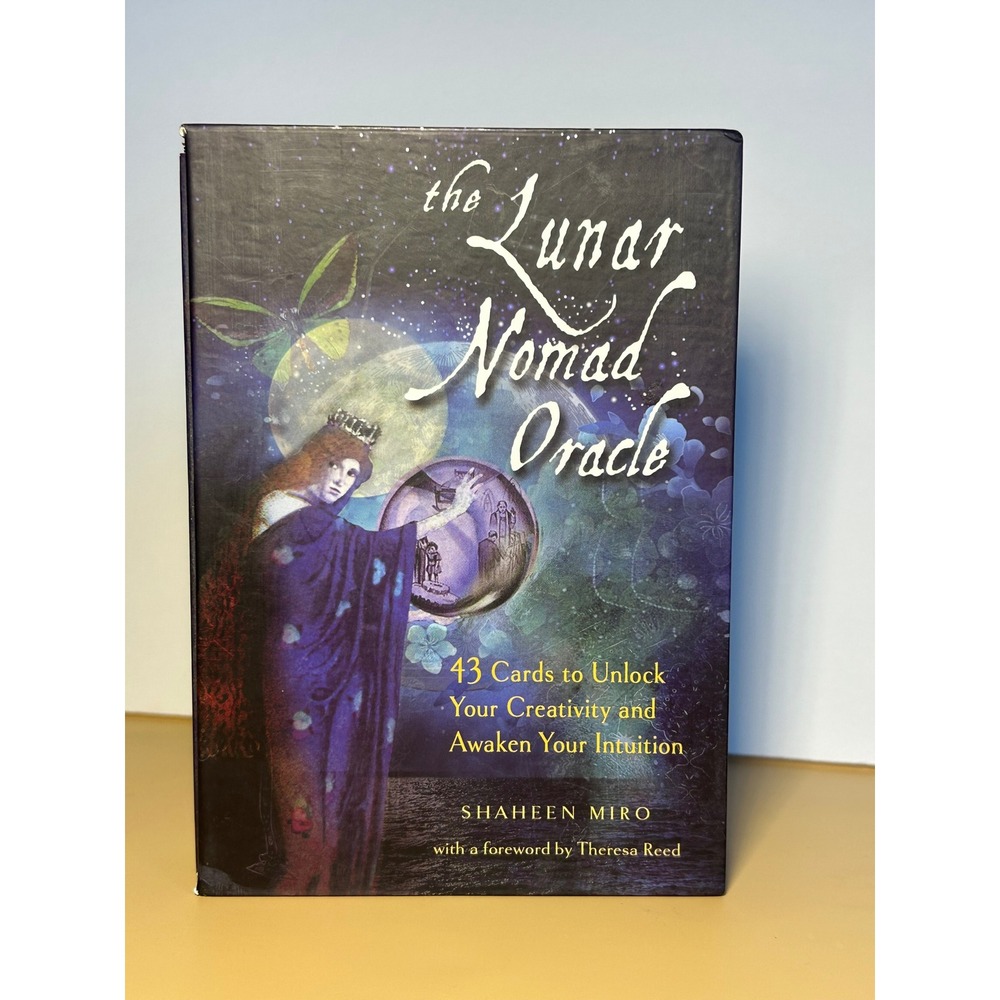The Lunar Nomad Oracle Shaheen Miro 43 Cards Guidebook Set Lenormand Intuition